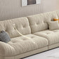 Modern 33.46" H Microfiber Armless Tufted Sofa for Living Room