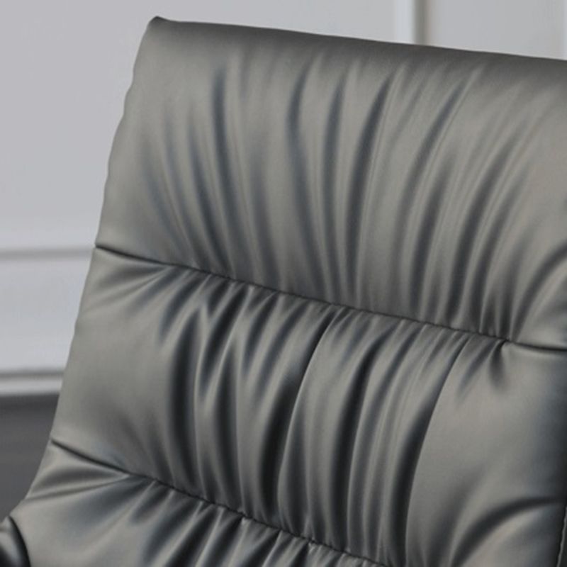 Minimalist Style Leather Dining Chairs Solid Back Arm Side Chairs for Kitchen (Set of 4) Clearhalo ' kitchen&dining_furn' 'Dining Chairs' 'Dining Tables & Seating' 'dining_chair' 'furn' 'furn_dining_chair' 'Furniture' 'furniture_dining_chair' 'Kitchen & Dining Furniture' 'kitchen' 1200x1200_f9b31e21-06bb-47f1-bed6-b62e78f37428