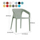 Contemporary Stackable Chair Dining Kitchen Arm Chair with Plastic Legs Clearhalo 'Dining Chairs' 'Dining Tables & Seating' 'dining_chair' 'furn' 'furn_dining_chair' 'Furniture' 'furniture_dining_chair' 'Kitchen & Dining Furniture' 1200x1200_f9b41110-b5ad-4cb0-a750-ede840db7ec6