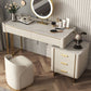 Glam Stone Top Vanity Makeup Table Set Wooden 5-Drawers Dressing Table Clearhalo 'Bedroom Furniture' 'furn' 'furn_makeup_vanities' 'Furniture' 'Makeup Vanities' 'makeup_vanities' 1200x1200_f9b5245a-62e1-4787-861a-ccef99eea42c