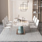 1/4/5/7 stuks rechthoek eetgelegenheidset luxueuze gesinterde stenen top dinette tafel set