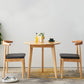 Round 3 Legs Casual Dining Table Wood Color Fixed Table of Rubberwood Solid Wood Clearhalo ' dining_table' 'Dining Tables & Seating' 'Dining Tables' 'furn' 'furn_dining_table' 'Furniture' 'furniture_dining_table' 'Kitchen & Dining Furniture' 'kitchen&dining_furn' 'kitchen' 'kitchen_dining_table' 1200x1200_f9b775c9-8292-43c5-9088-0d719ac4fe59