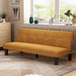 Modern 2/3 Seater Armless Sofa Convertible Biscuit Back Velvet Sofa Clearhalo 'furn' 'furn_sofas' 'Furniture' 'furniture_sofas' 'kitchen' 'kitchen_sofas' 'Living Room Furniture' 'Sofa' 'sofas' 1200x1200_f9ba857b-af3e-4c12-8bff-45b6874d9d3f