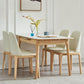 Set da pranzo rettangolare allungabile da 1/2/5/6/7 pezzi Set da tavolo in legno con piano in pietra sinterizzata
