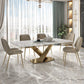 Rectangle Sintered Stone Top Dining Table Luxury Table with Pedestal Base Clearhalo ' dining_table' 'Dining Tables & Seating' 'Dining Tables' 'furn' 'furn_dining_table' 'Furniture' 'furniture_dining_table' 'Kitchen & Dining Furniture' 'kitchen&dining_furn' 'kitchen' 'kitchen_dining_table' 1200x1200_f9bc5170-c610-435d-8812-8e465232a51a