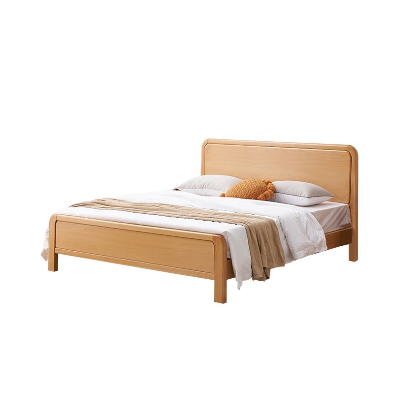 Zeitgenössisches Holzstandard, rechteckiges Tafel Kopfteilbett