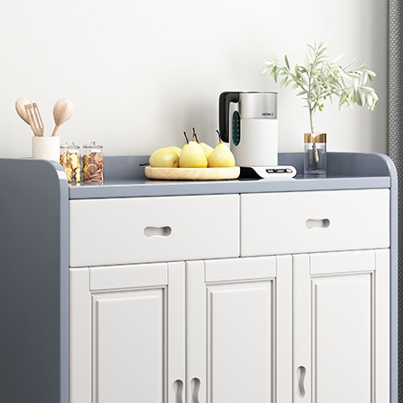 Modern Accent Cabinet with 2 Drawers in Rubberwood Wooden Cabinet Clearhalo 'Cabinets & Chests' 'cabinets_chests' 'furn' 'furn_cabinets_chests' 'Furniture' 'Living Room Furniture' 1200x1200_f9be6a89-c405-4e57-8b49-669dbf1fa6a6