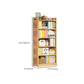 Contemporary Bookshelf Standard Wooden Closed Back Bookcase with Shelves Clearhalo 'Bookcases' 'furn' 'furn_bookcases' 'Furniture' 'Office Furniture' 1200x1200_f9bf1bc4-e95c-4fb3-b6db-54f7e71f6f7a