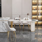 Sintered Stone Dining Table Traditional Luxury Table for Kitchen