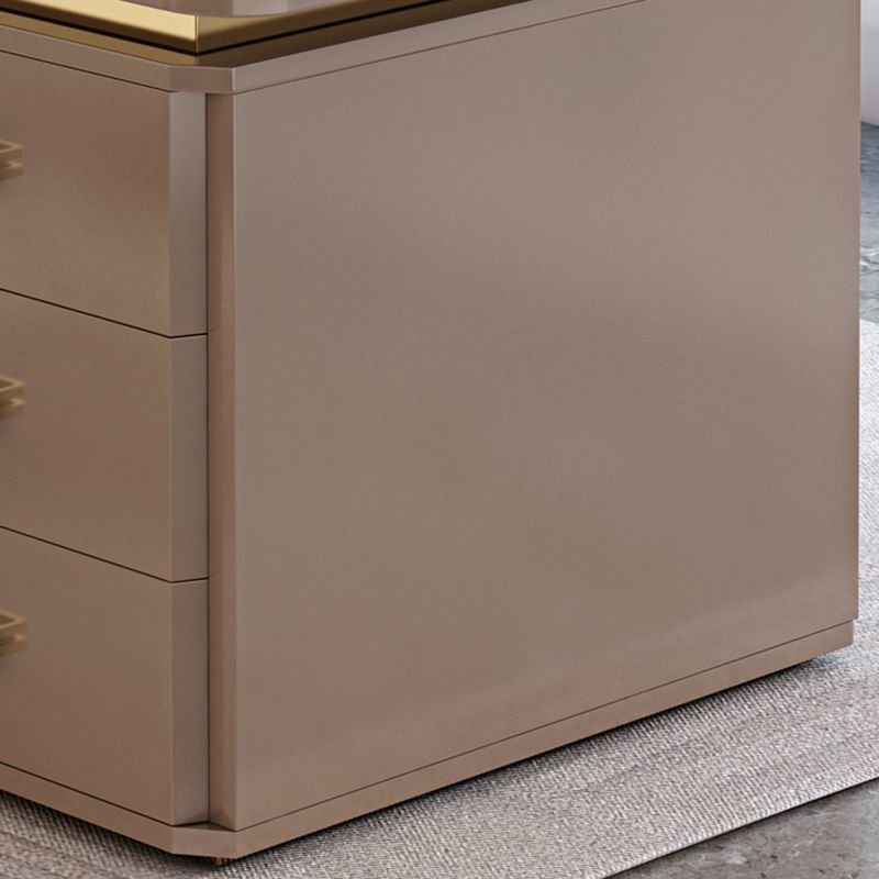 Rectangular Shape Office Desk Wooden Writing Desk with 3 Drawers for Office