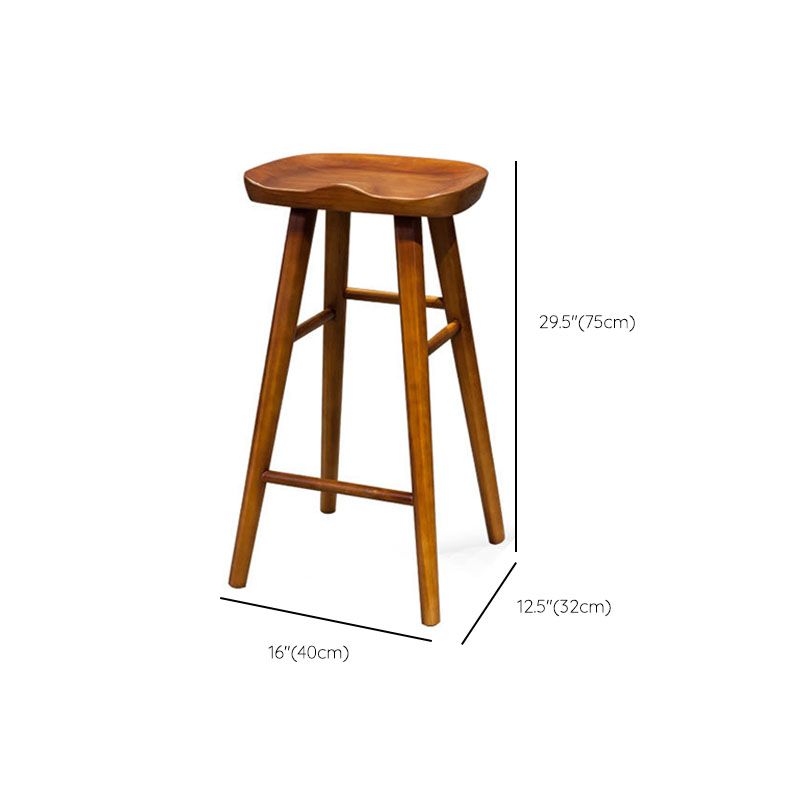 Modern Bar Table Set 1/2/4/7 Pieces Solid Wood Counter Table with Backless Stools Clearhalo 'Bar Furniture' 'furn' 'furn_home_bar_bar_sets' 'Furniture' 'Home Bars & Bar Sets' 'home_bar_bar_sets' 'Kitchen & Dining Furniture' 1200x1200_f9c1ae43-b0ea-418b-b9ce-a399247f55aa
