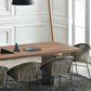 Rectangle Double Pedestal Luxury Dining Table Fixed Table with Solid Wood Clearhalo 'Dining Tables & Seating' 'Dining Tables' 'dining_table' 'furn' 'furn_dining_table' 'Furniture' 'furniture_dining_table' 'Kitchen & Dining Furniture' 'kitchen' 'kitchen_dining_table' 1200x1200_f9c29537-7ec9-4927-99db-57dc3e4a9705