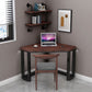 Modern Style Office Desk Solid Wood Home Use Writing Desk with Metal Legs Clearhalo 'Furniture' 'furniture_office_desk' 'Office Desks' 'Office Furniture' 'office_desk' 1200x1200_f9c2da25-e739-4920-bf1e-65515a8a0ca5