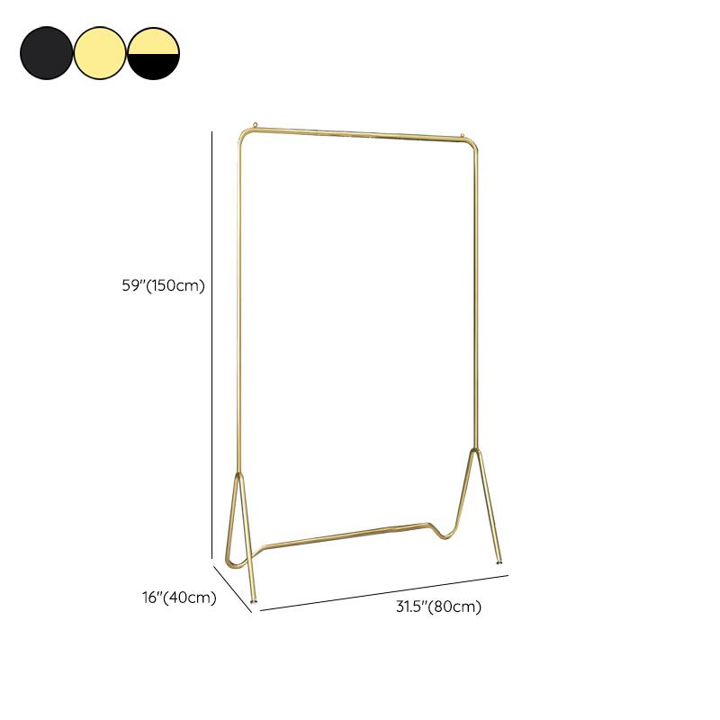モダンなメタルホールツリーハンギングレールとローワーシェルフ玄関キット