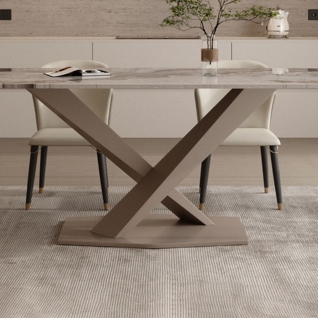 Glam Dining Set 1/3/4 Pcs Gold Rectangle Dining Table with Upholstered Chairs Clearhalo 'Dining Room Sets' 'Dining Tables & Seating' 'dining_room_set' 'furn' 'furn_dining_room_set' 'Furniture' 'Kitchen & Dining Furniture' 1200x1200_f9c4375b-f302-47d4-ad40-4cb5229015f7