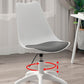Modern White Nylon Desk Chair with Low Back Home Office Chair Clearhalo 'Furniture' 'furniture_office_chair' 'Office Chairs' 'Office Furniture' 'office_chair' 1200x1200_f9c46334-9123-460f-9029-817e54617288