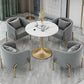 Traditional Luxury Round Dining Site Table Stone Home Furniture with Tulip Base Clearhalo ' dining_table' 'Dining Tables & Seating' 'Dining Tables' 'furn' 'furn_dining_table' 'Furniture' 'furniture_dining_table' 'Kitchen & Dining Furniture' 'kitchen&dining_furn' 'kitchen' 'kitchen_dining_table' 1200x1200_f9c6a98d-bb9b-4b3e-bc6c-08b7b0ff6f53