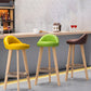 Scandinavian Upholstered Footrest Barstool Matte Finish Wood Bristol Stool Clearhalo 'Bar Furniture' 'Bar Stools' 'bar_stools' 'furn' 'furn_bar_stools' 'Furniture' 'furniture_bar_stools' 'Kitchen & Dining Furniture' 1200x1200_f9c77f79-5f63-462d-83b8-c0ed6c54e223