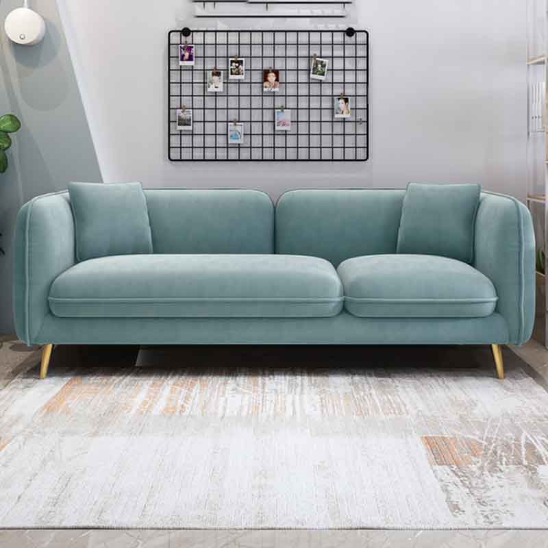 Tight Back Square Arm Ultra-Modern Sofa with Hair Pin Legs for Apartment Clearhalo 'furn' 'furn_sofas' 'Furniture' 'furniture_sofas' 'kitchen' 'kitchen_sofas' 'Living Room Furniture' 'Sofa' 'sofas' 1200x1200_f9c7cb53-6aa3-49cc-bffc-c17a6bea61f4