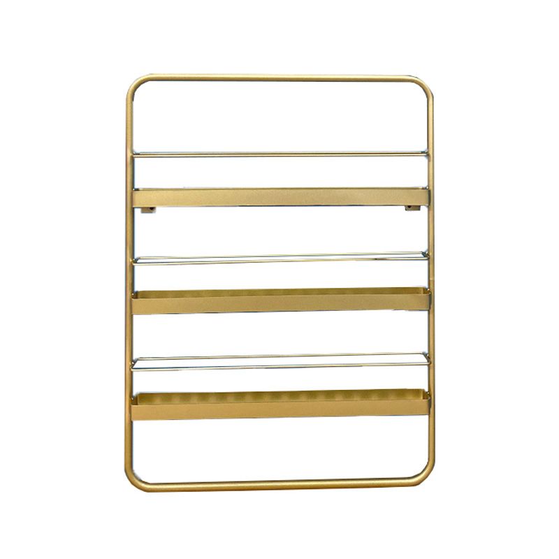 Metal Floating Bookcase Gold Color Wall Mounted Shelf for Home Office Clearhalo 'Bookcases' 'furn' 'furn_bookcases' 'Furniture' 'furniture_bookcases' 'Office Furniture' 1200x1200_f9cd540c-d852-4af9-bab1-ac0489d0cd21