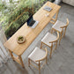 Indoor Contemporary Bar Dining Table Rectangle Trestle Wood Bar Table Clearhalo 'Bar Furniture' 'Bar Tables' 'bar_tables' 'furn' 'furn_bar_tables' 'Furniture' 'Kitchen & Dining Furniture' 1200x1200_f9cd96db-8053-4b3c-96d7-4a68ae5b20f3