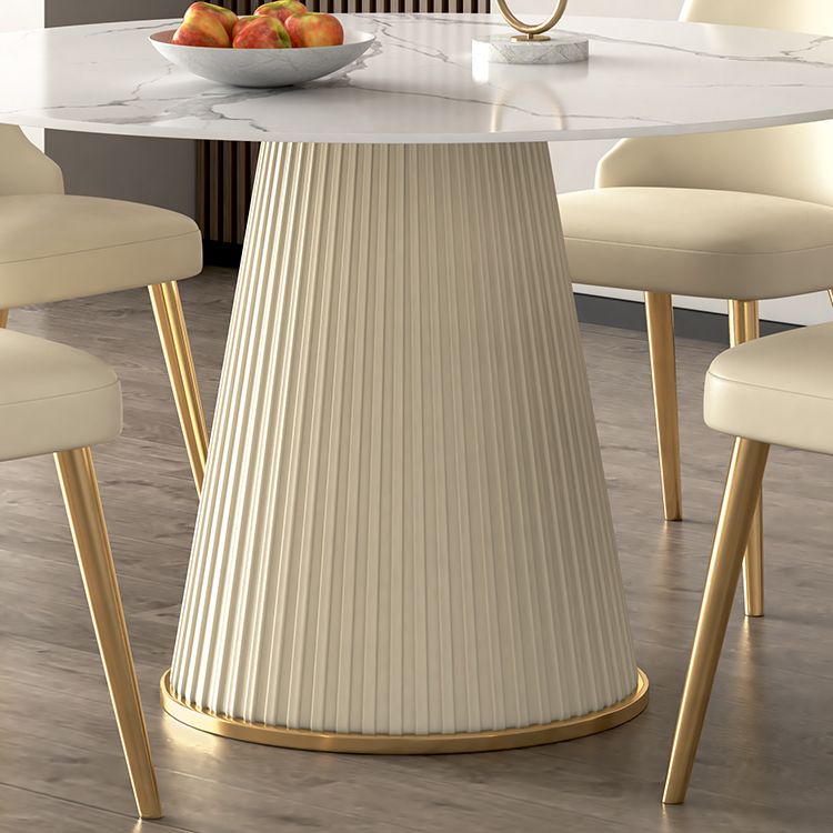 Nordic 1/2/5/7 Pieces Round Dinette Set with Sintered Stone Table and Chairs Furniture Clearhalo 'Dining Room Sets' 'Dining Tables & Seating' 'dining_room_set' 'furn' 'furn_dining_room_set' 'Furniture' 'furniture_dining_room_set' 'Kitchen & Dining Furniture' 'kitchen&dining_furn' 'kitchen' 1200x1200_f9cef8ea-9e0d-437c-85eb-38adc655496f