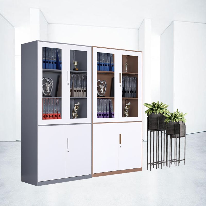 Classical Vertical File Cabinet Metal Filing Cabinet with Storage Shelves Clearhalo 'Filing Cabinets' 'filling_cabinets' 'furn' 'furn_filling_cabinets' 'Furniture' 'Office Furniture' 1200x1200_f9d3be20-6bd3-4248-9da3-50301bef352a