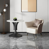 Metal Traditional Luxury Round Table Sintered Stone Indoor Table with Tulip Base Clearhalo 'Dining Tables & Seating' 'Dining Tables' 'dining_table' 'furn' 'furn_dining_table' 'Furniture' 'furniture_dining_table' 'Kitchen & Dining Furniture' 'kitchen' 'kitchen_dining_table' 1200x1200_f9d50f44-a154-4dcd-99ad-70805bcc2a75