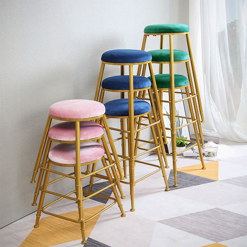 Nordic Design Stackable Backless Barstools for Home Upholstered Bar Stools Clearhalo 'Bar Furniture' 'Bar Stools' 'bar_stools' 'furn' 'furn_bar_stools' 'Furniture' 'furniture_bar_stools' 'Kitchen & Dining Furniture' 1200x1200_f9d8136a-fe96-4b3e-aad1-d8cc122ab2c5