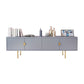 Glam Wood TV Media Stand 16" W Enclosed Storage TV Stand Console with Cabinets Clearhalo 'furn' 'furn_tv_stands_entertainment_centers' 'Furniture' 'Living Room Furniture' 'TV Stands & Entertainment Centers' 'TV Stands & Media Storage Furniture' 'tv_stands_entertainment_centers' 1200x1200_f9d84425-273f-4de7-95f8-3288f829f5c2