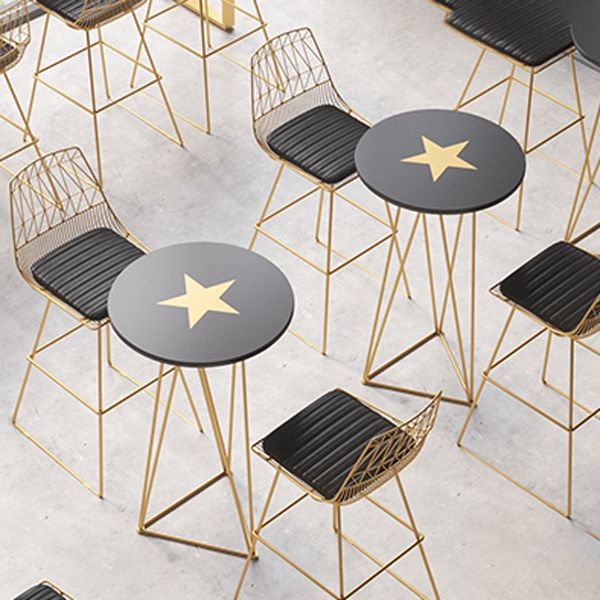 Contemporary Metal Barstool Bristol Bar Stool with Iron Legs and Low Back Clearhalo 'Bar Furniture' 'Bar Stools' 'bar_stools' 'furn' 'furn_bar_stools' 'furniture_bar_stools' 'Kitchen & Dining Furniture' 'kitchen&dining_furn' 'kitchen' 'kitchen_furn' Furniture' 1200x1200_f9daf1e8-1d3a-4105-8846-9a7f8679ddf6