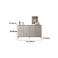 Soggiorno sideboard glam cabinet mobile sideboidale regolabile a scaffalatura con cassetti