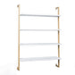 Industrial Wall Unit Bookshelf Metal Frame Solid Wood Shelf Bookshelf Clearhalo 'Bookcases' 'Furniture' 'furniture_bookcases' 'kitchen' 'kitchen_bookcases' 'Living Room Furniture' 'Office Furniture' 1200x1200_f9dca106-40b6-4a3c-8f84-b4eebecb3603