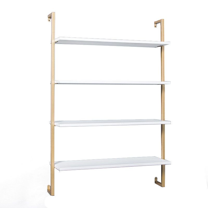 Industrial Wall Unit Bookshelf Metal Frame Solid Wood Shelf Bookshelf Clearhalo 'Bookcases' 'Furniture' 'furniture_bookcases' 'kitchen' 'kitchen_bookcases' 'Living Room Furniture' 'Office Furniture' 1200x1200_f9dca106-40b6-4a3c-8f84-b4eebecb3603