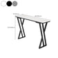 Modern Style Bistro Bar Table Rectangle Stone Top Bar Table for Dining Room Clearhalo 'Bar Furniture' 'Bar Tables' 'bar_tables' 'furn' 'furn_bar_tables' 'Furniture' 'Kitchen & Dining Furniture' 1200x1200_f9dce9e3-b8bb-439b-a820-b133dcfabd7f
