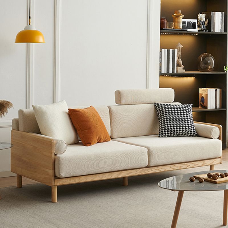 Ultra-Modern Linen Square Arm Sofa with Loose Back for Apartment and Living Room Clearhalo 'furn' 'furn_sofas' 'Furniture' 'furniture_sofas' 'kitchen' 'kitchen_sofas' 'Living Room Furniture' 'Sofa' 'sofas' 1200x1200_f9dd6a1e-ad11-43a1-8bce-67625f802b61