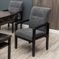 Minimalist Style Upholstered Arm Dining Chairs Solid Back Side Chairs (Set of 4) Clearhalo ' kitchen&dining_furn' 'Dining Chairs' 'Dining Tables & Seating' 'dining_chair' 'furn' 'furn_dining_chair' 'Furniture' 'furniture_dining_chair' 'Kitchen & Dining Furniture' 'kitchen' 1200x1200_f9e02b74-8817-49e2-bb6f-9fd5f1c5d80c