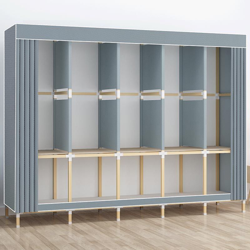 Guardaroba in stile contemporaneo in legno solido armadio a 1 porte per la casa