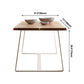 Rectangle Shape Luxury Dining Table Wood Color Fixed Table with Solid Wood Clearhalo ' dining_table' 'Dining Tables & Seating' 'Dining Tables' 'furn' 'furn_dining_table' 'Furniture' 'furniture_dining_table' 'Kitchen & Dining Furniture' 'kitchen&dining_furn' 'kitchen' 'kitchen_dining_table' 1200x1200_f9e5b766-ac57-4b7c-8715-b162e8a6e8cd