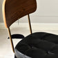Contemporary Upholstered Armless Chair Indoor Faux Leather Dining Chair