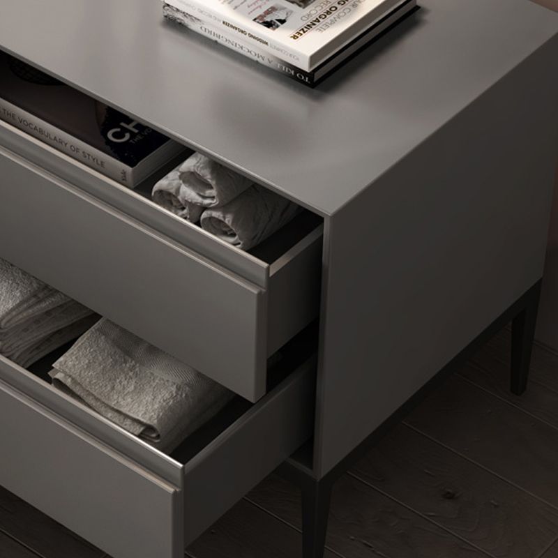 2つの引き出しアクセントテーブルナイトスタンドアンティークフィニッシュモダンベッドナイトスタンド