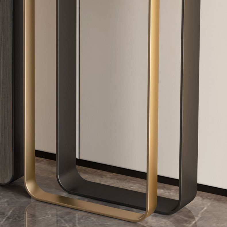 Tavolo di pietra rettangolo glam, 31,49 "HAVOLO ACCENTO CONSOLE H in bianco per Hall