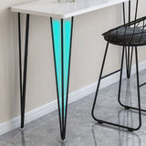 Industrial Style Rectangle Wood Top Counter Table 42-inch Height Bar Table Clearhalo 'Bar Furniture' 'Bar Tables' 'bar_tables' 'furn' 'furn_bar_tables' 'Furniture' 'furniture_bar_tables' 'Kitchen & Dining Furniture' 1200x1200_f9ec4b0c-16d0-4604-a237-6e28488c33c5