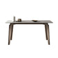 Modern 1/4/5/6 Pieces Rectangle Dining Set Sintered Stone Top Solid Wood Table Set Clearhalo 'Dining Room Sets' 'Dining Tables & Seating' 'dining_room_set' 'furn' 'furn_dining_room_set' 'Furniture' 'Kitchen & Dining Furniture' 1200x1200_f9ee7555-761b-4f46-81ae-88c759355cea