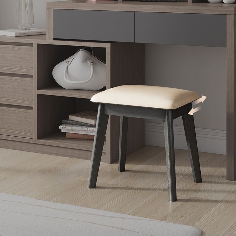 Tavolino da tavolo da vanità da 15,74 "con 5 cassetti di stoccaggio e specchio