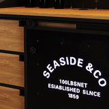 Modern Dining Room Credenza Sliding Doors Metal and Wood Buffet in Black Clearhalo 'buffet_sideboard' 'Buffets & Sideboards' 'furn' 'furn_buffet_sideboard' 'Furniture' 'furniture_buffet_sideboard' 'Kitchen & Dining Furniture' 1200x1200_f9ef84b4-a527-4266-970b-50629d6c1663