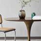 Round Tulip Base Dinette Table Traditional Luxury Dining Room Table for Home Clearhalo ' dining_table' 'Dining Tables & Seating' 'Dining Tables' 'furn' 'furn_dining_table' 'Furniture' 'furniture_dining_table' 'Kitchen & Dining Furniture' 'kitchen&dining_furn' 'kitchen' 'kitchen_dining_table' 1200x1200_f9f443d7-9753-4644-816c-156a66b4e574