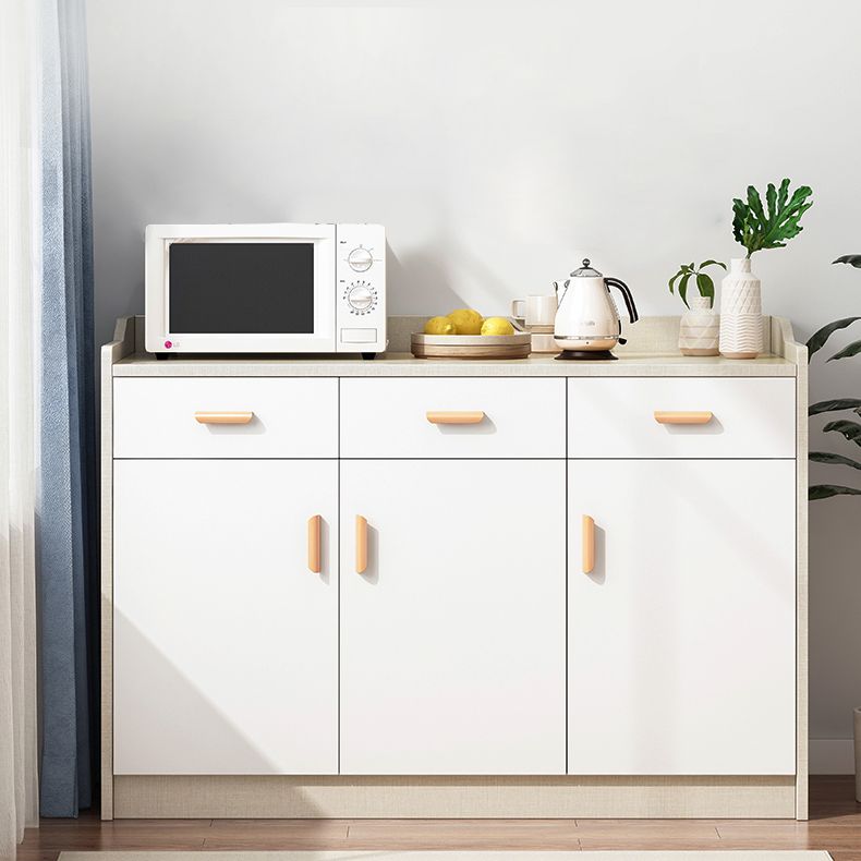 Wood Living Room Sideboard Cabinet Modern Credenza with Storage and Drawer Clearhalo 'buffet_sideboard' 'Buffets & Sideboards' 'furn' 'furn_buffet_sideboard' 'Furniture' 'furniture_buffet_sideboard' 'Kitchen & Dining Furniture' 1200x1200_f9f4c7d4-7239-449c-b4ca-f8003c1f3226