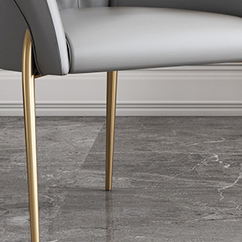 Glam Style Dining Arm Chair Upholstered Dining Chair for Dining Room Clearhalo 'Dining Chairs' 'Dining Tables & Seating' 'dining_chair' 'furn' 'furn_dining_chair' 'Furniture' 'furniture_dining_chair' 'Kitchen & Dining Furniture' 1200x1200_f9f9b863-fd3b-4516-917f-d17980e11429