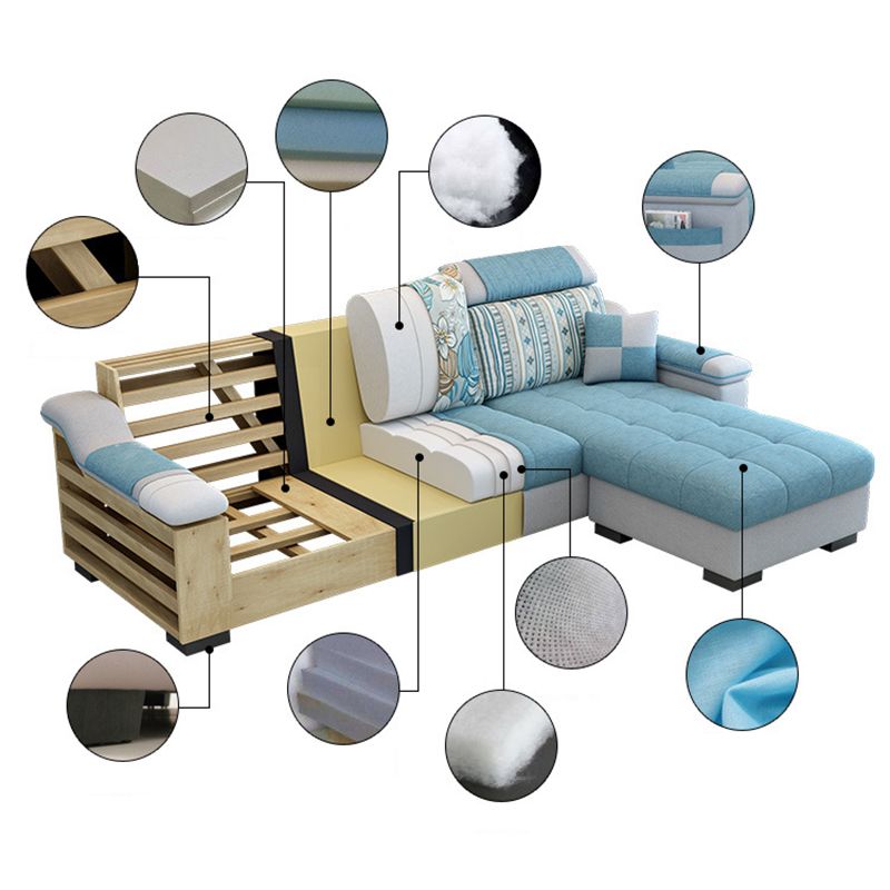 Moderne kussens kussen bovenarm woonkamer stof met opbergstoelen